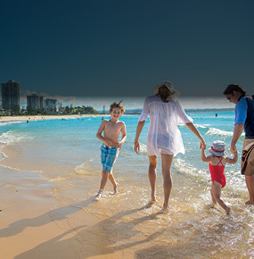 A generic square placeholder image with rounded corners in a figure.